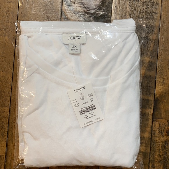 New J Crew white T Shirt size 2X - Picture 6 of 8